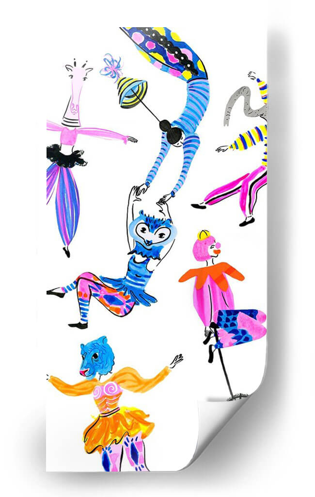 Circus Fun Collection B - Stephen Switzer | Cuadro decorativo de Canvas Lab