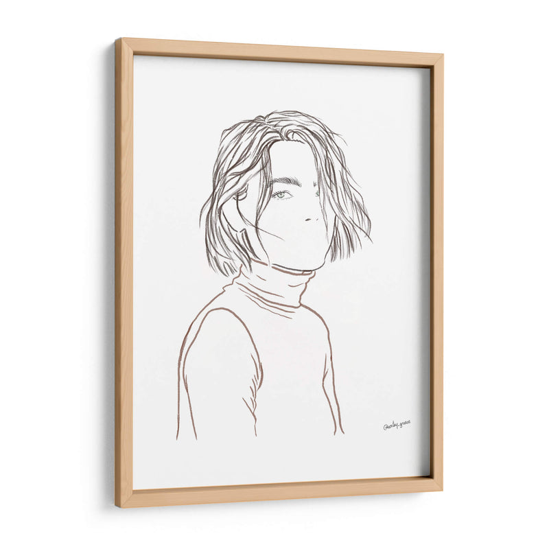 Mujer modelo - Artsy Greece | Cuadro decorativo de Canvas Lab