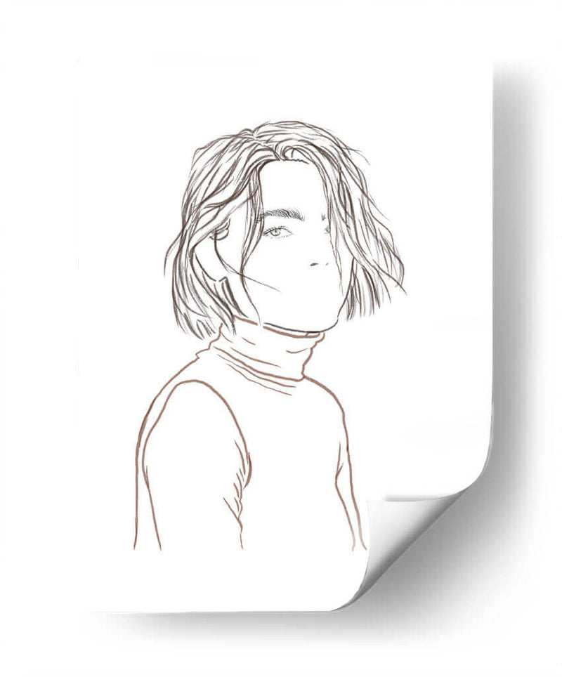 Mujer modelo - Artsy Greece | Cuadro decorativo de Canvas Lab