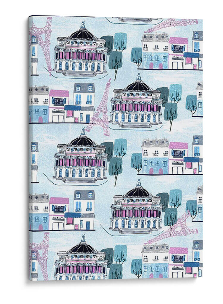 Colección De Bonjour Paris E - Melissa Wang | Cuadro decorativo de Canvas Lab