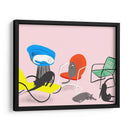 Colección De Gatos Mods A - Stephen Switzer | Cuadro decorativo de Canvas Lab