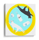 Colección De Gatos Mods C - Stephen Switzer | Cuadro decorativo de Canvas Lab