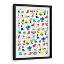 Colección De Gatos Mod E - Stephen Switzer | Cuadro decorativo de Canvas Lab