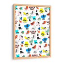 Colección De Gatos Mod E - Stephen Switzer | Cuadro decorativo de Canvas Lab