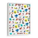 Colección De Gatos Mod E - Stephen Switzer | Cuadro decorativo de Canvas Lab