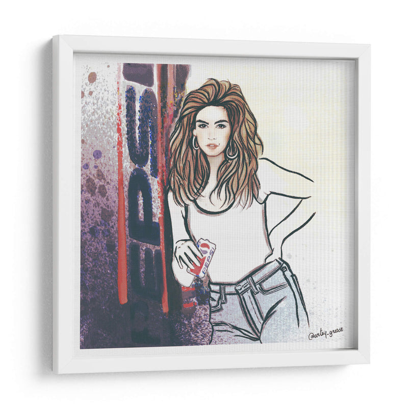 Cindy Crawford Pepsi - Artsy Greece | Cuadro decorativo de Canvas Lab