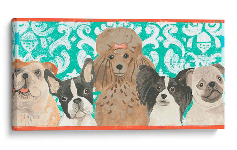 Parlor Pooch Collection D - June Erica Vess | Cuadro decorativo de Canvas Lab