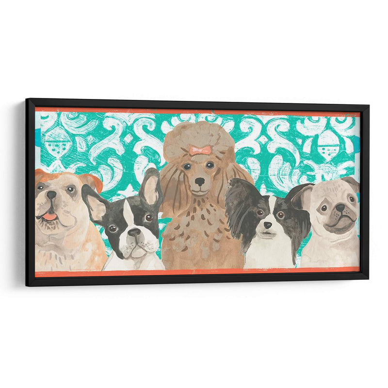 Parlor Pooch Collection D - June Erica Vess | Cuadro decorativo de Canvas Lab