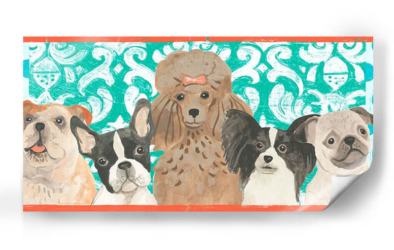 Parlor Pooch Collection D - June Erica Vess | Cuadro decorativo de Canvas Lab