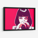 Uma Thurman en magenta | Cuadro decorativo de Canvas Lab