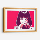 Uma Thurman en magenta | Cuadro decorativo de Canvas Lab