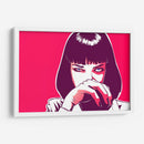 Uma Thurman en magenta | Cuadro decorativo de Canvas Lab