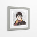 Harry Potter con bufanda - Artsy Greece | Cuadro decorativo de Canvas Lab