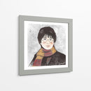 Harry Potter con bufanda - Artsy Greece | Cuadro decorativo de Canvas Lab