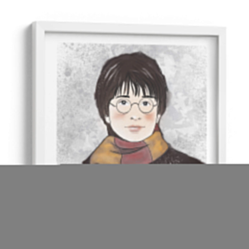 Harry Potter con bufanda - Artsy Greece | Cuadro decorativo de Canvas Lab