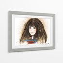 Hermione Granger con libro - Artsy Greece | Cuadro decorativo de Canvas Lab