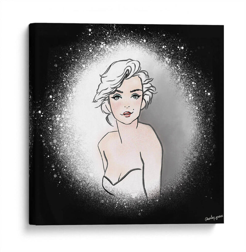 Marilyn Monroe Glam - Artsy Greece | Cuadro decorativo de Canvas Lab