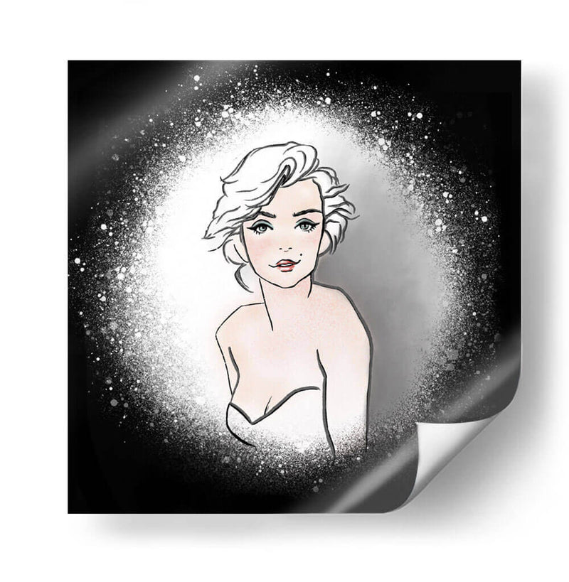 Marilyn Monroe Glam - Artsy Greece | Cuadro decorativo de Canvas Lab