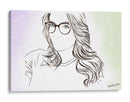 Chica nerd - Artsy Greece | Cuadro decorativo de Canvas Lab