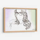 Chica nerd - Artsy Greece | Cuadro decorativo de Canvas Lab