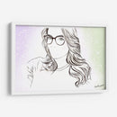 Chica nerd - Artsy Greece | Cuadro decorativo de Canvas Lab