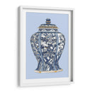 Azul Personalizado - Jarrón De Porcelana Blanca I - Vision Studio | Cuadro decorativo de Canvas Lab