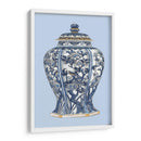 Azul Personalizado - Jarrón De Porcelana Blanca I - Vision Studio | Cuadro decorativo de Canvas Lab