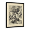 Oso Marrón Común Vintage - Friedrich Specht | Cuadro decorativo de Canvas Lab