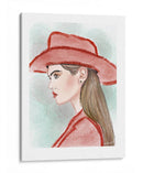 Vaquera Roja - Artsy Greece | Cuadro decorativo de Canvas Lab