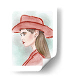 Vaquera Roja - Artsy Greece | Cuadro decorativo de Canvas Lab