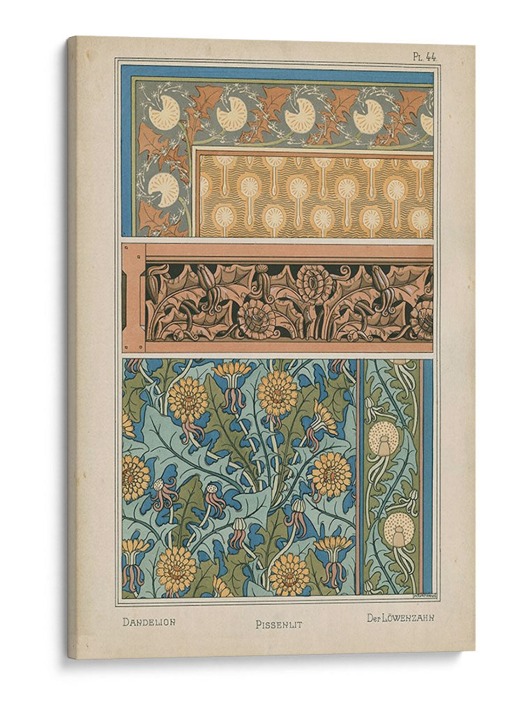 Nouveau Floral Design Ii - Vision Studio | Cuadro decorativo de Canvas Lab