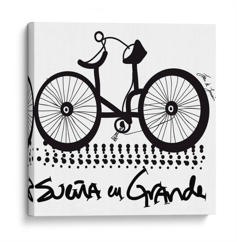 UNA BICICLETA - Juan de Lascurain | Cuadro decorativo de Canvas Lab