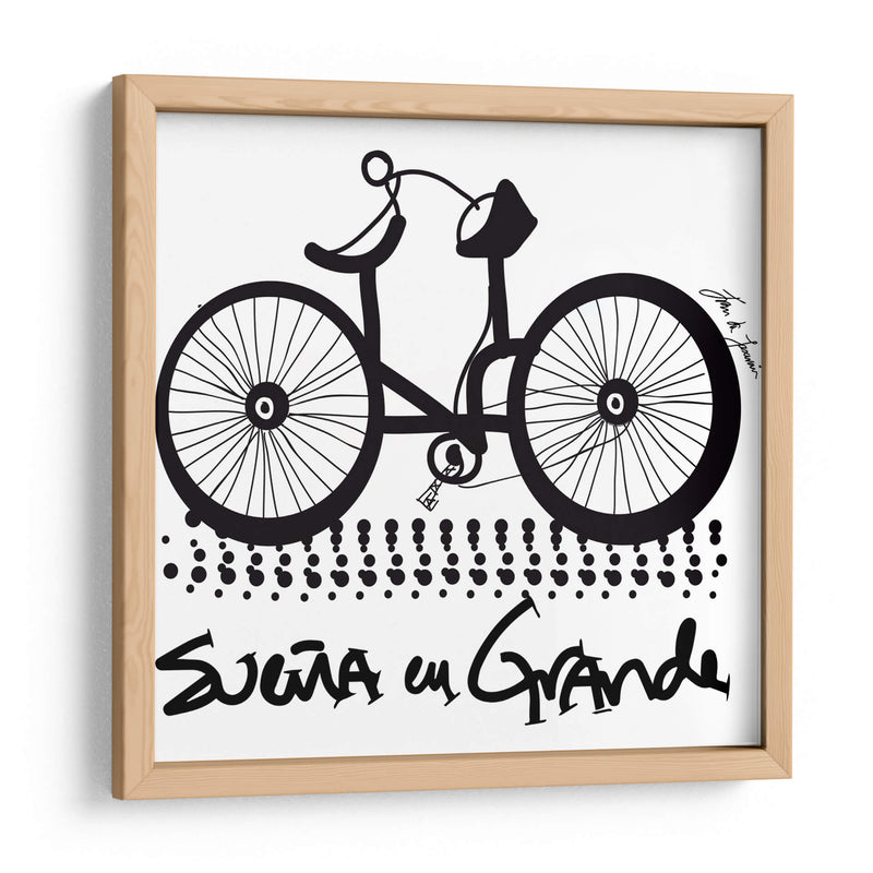 UNA BICICLETA - Juan de Lascurain | Cuadro decorativo de Canvas Lab