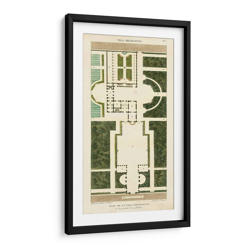 Plan De La Villa Bolognetti - Bonnard | Cuadro decorativo de Canvas Lab