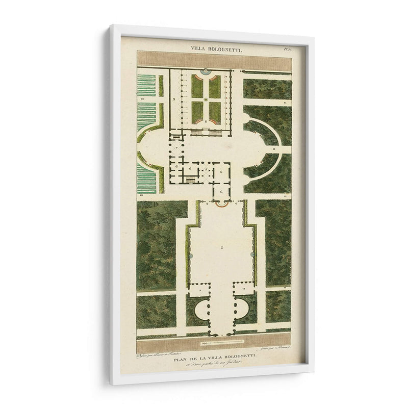 Plan De La Villa Bolognetti - Bonnard | Cuadro decorativo de Canvas Lab