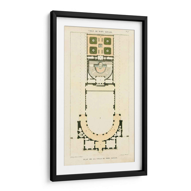 Plan De La Villa Di Papa Guilio - Bonnard | Cuadro decorativo de Canvas Lab