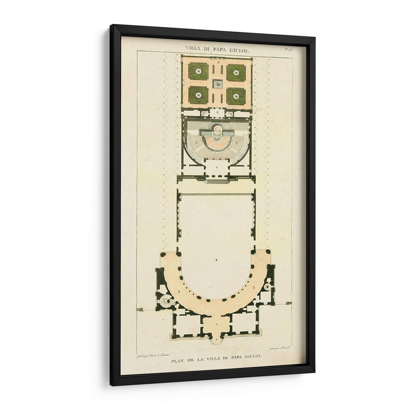 Plan De La Villa Di Papa Guilio - Bonnard | Cuadro decorativo de Canvas Lab