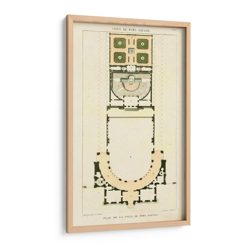 Plan De La Villa Di Papa Guilio - Bonnard | Cuadro decorativo de Canvas Lab