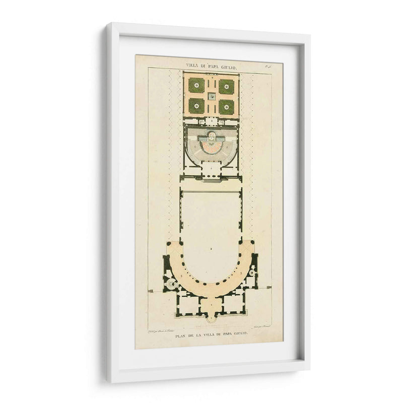 Plan De La Villa Di Papa Guilio - Bonnard | Cuadro decorativo de Canvas Lab