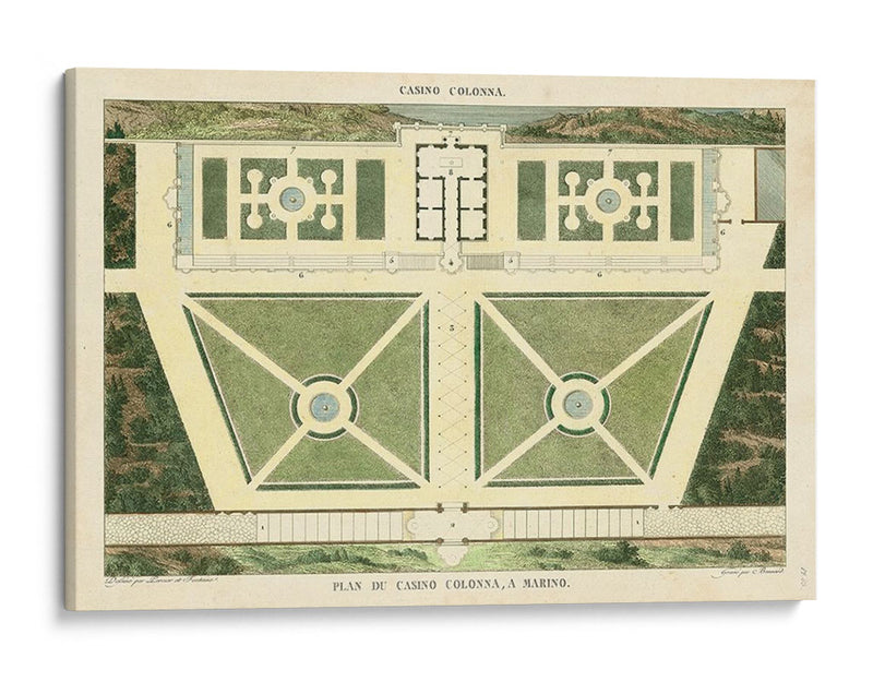 Plan Du Casino Colonna, Un Marino. - Bonnard | Cuadro decorativo de Canvas Lab