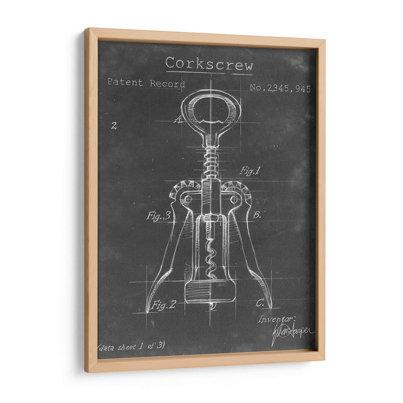 Diagrama De Sacacorchos I - Ethan Harper | Cuadro decorativo de Canvas Lab