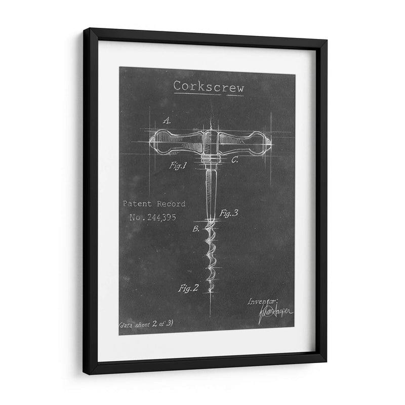 Diagrama De Sacacorchos Ii - Ethan Harper | Cuadro decorativo de Canvas Lab