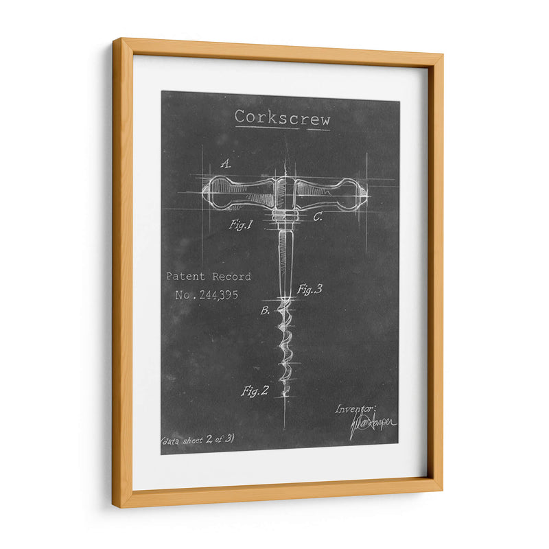 Diagrama De Sacacorchos Ii - Ethan Harper | Cuadro decorativo de Canvas Lab