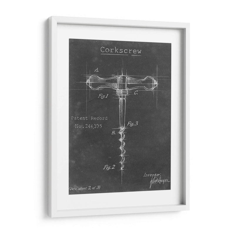 Diagrama De Sacacorchos Ii - Ethan Harper | Cuadro decorativo de Canvas Lab