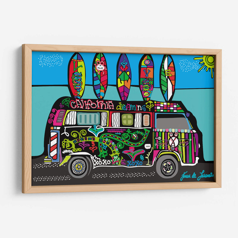 COMBI EN LA PLAYA  - Juan de Lascurain | Cuadro decorativo de Canvas Lab