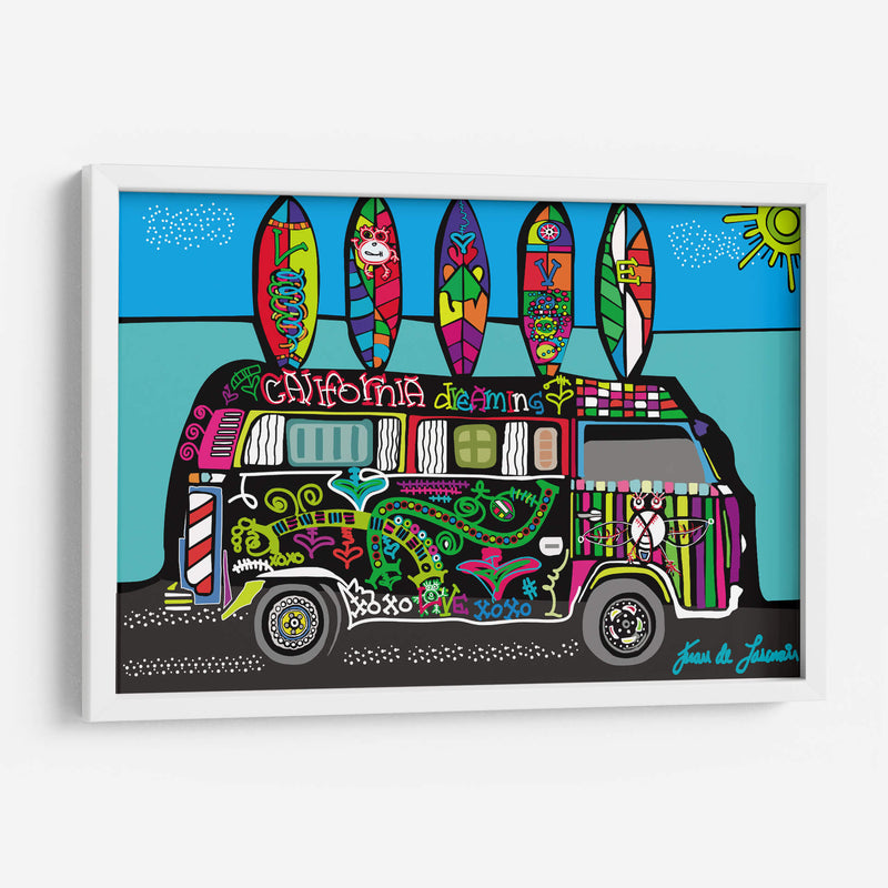 COMBI EN LA PLAYA  - Juan de Lascurain | Cuadro decorativo de Canvas Lab