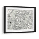 Mapa De Custom B Y W De Nueva York - Vision Studio | Cuadro decorativo de Canvas Lab