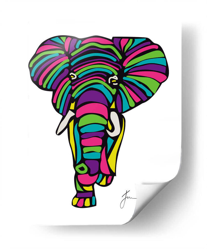ELEFANTE AFRICANO - Juan de Lascurain | Cuadro decorativo de Canvas Lab