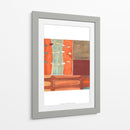 Caza De Huevos En Naranja Ii - June Erica Vess | Cuadro decorativo de Canvas Lab