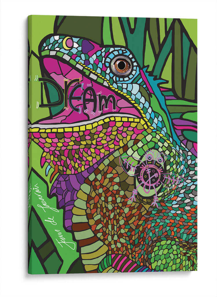 IGUANA - Juan de Lascurain | Cuadro decorativo de Canvas Lab